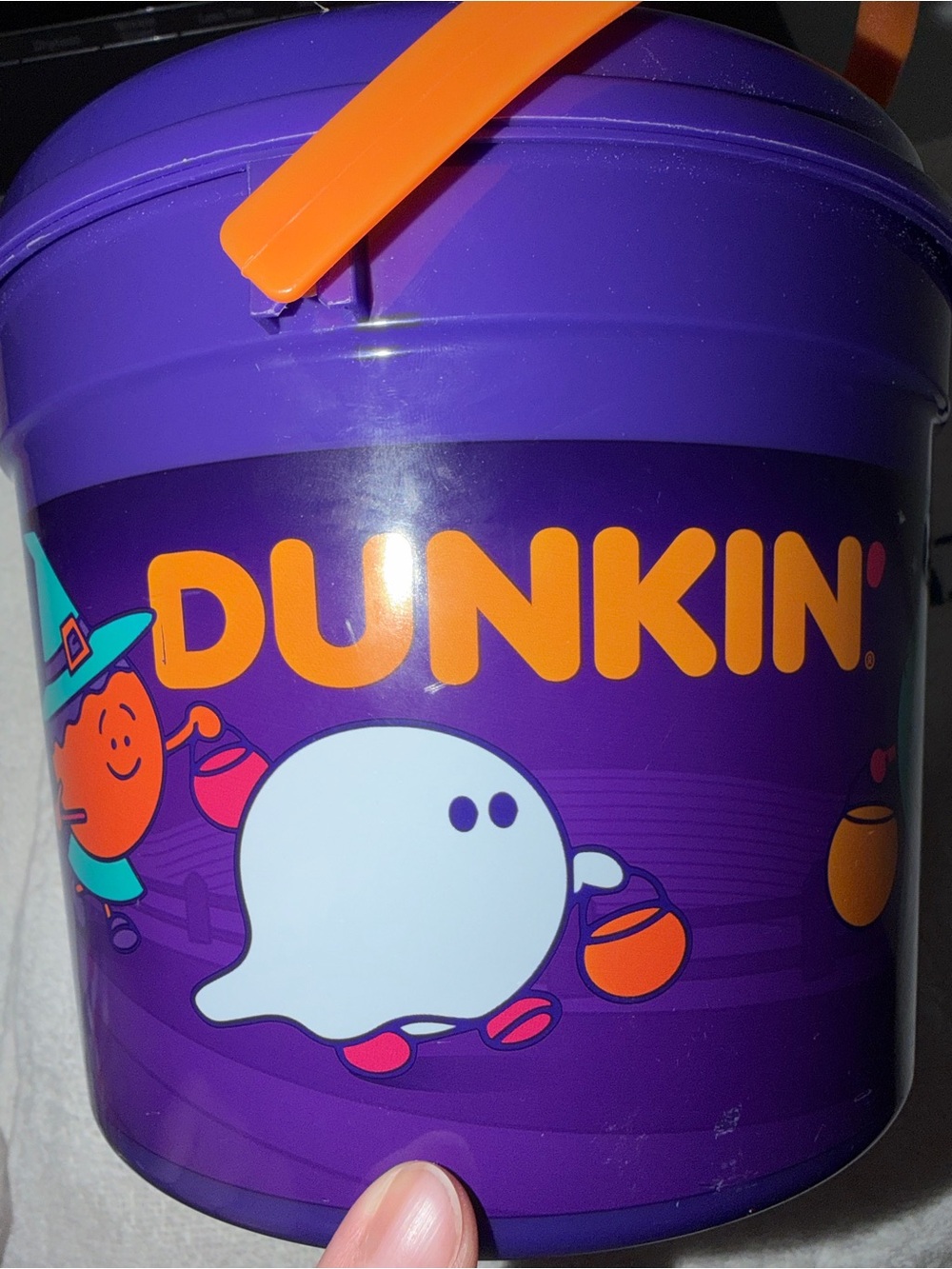 Dunkin' Kids Purple Halloween Treat Bucket